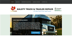 Desktop Screenshot of kalotytruckrepair.com