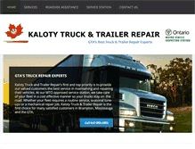 Tablet Screenshot of kalotytruckrepair.com